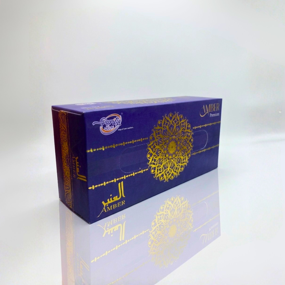 Purity Amber Blue Premium Tissues – Soft, Stylish & High-Quality
