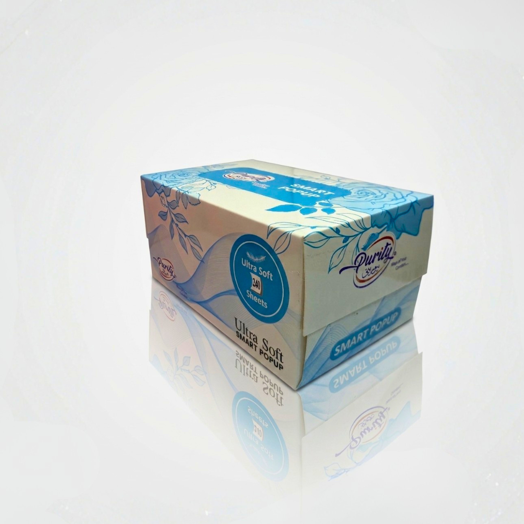 Purity Ultra Soft Smart Pop Up Tissue – 240 Ultra-Gentle Sheets
