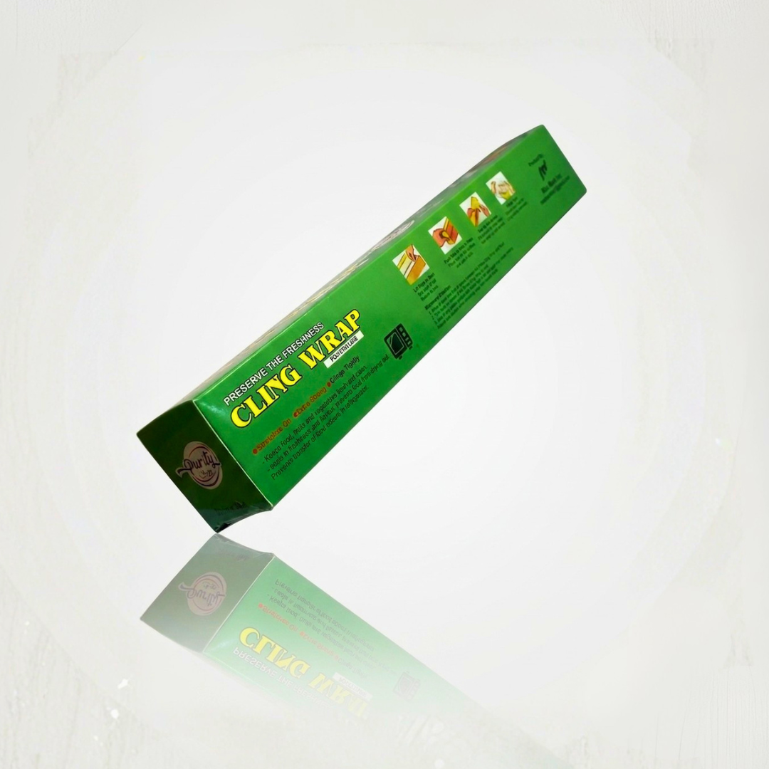 Purity Cling Wrap – Strong, Stretchable & Food-Safe Freshness Seal