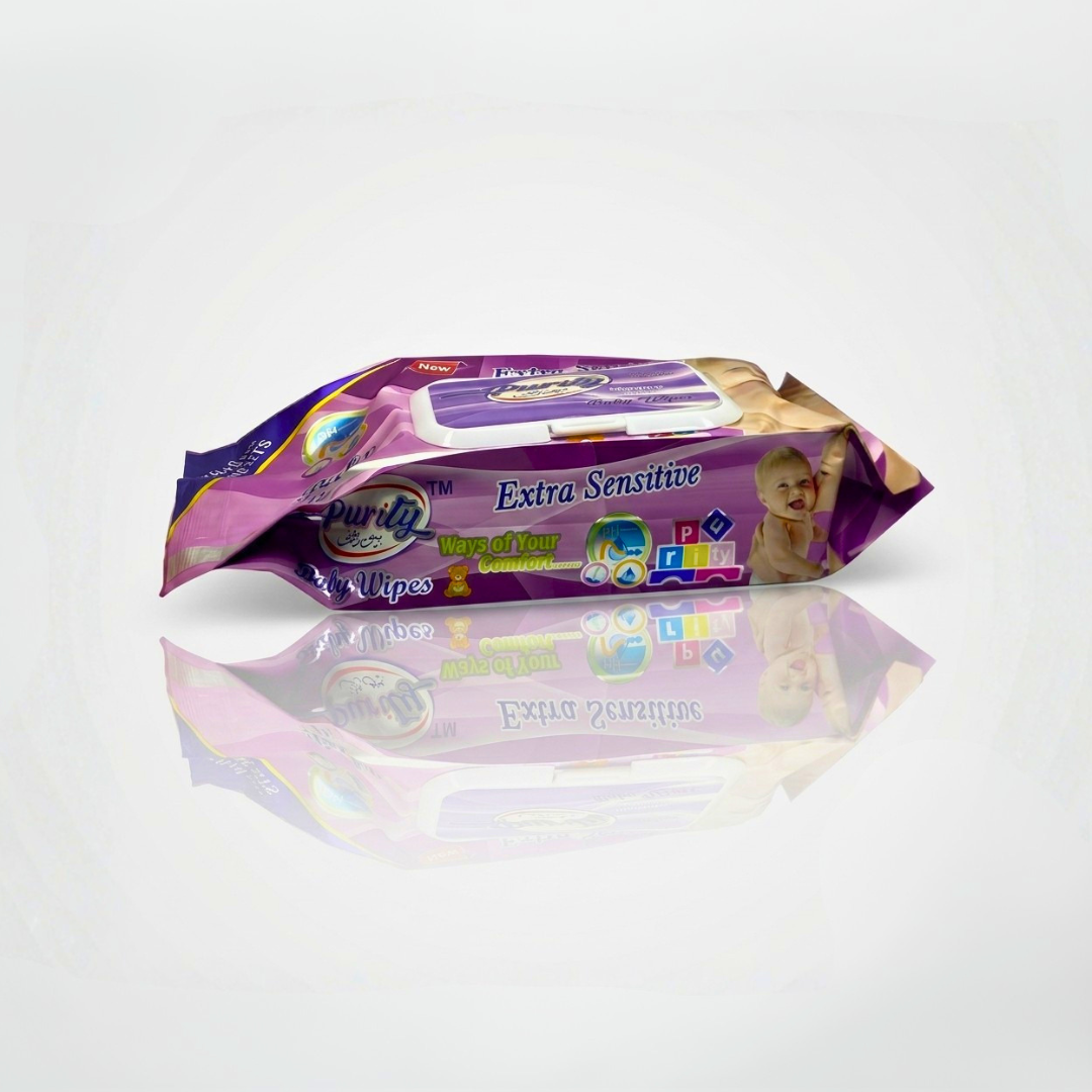 Purity Extra Sensitive Baby Wipes – Pink Pack (84 Gentle Sheets)