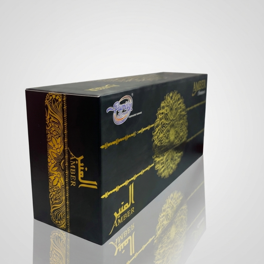 Purity Amber Black Premium Tissues – Elegant Design with Superior Softness